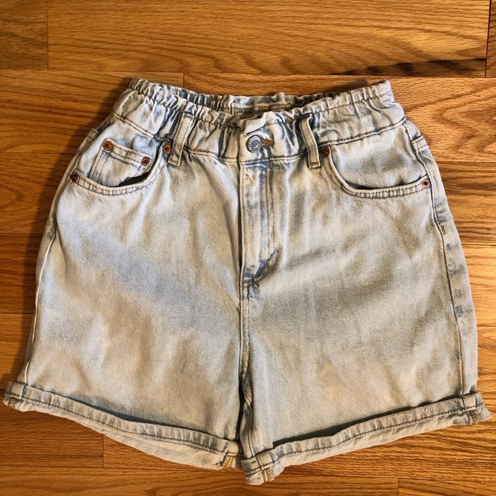 Zara Light Blue Denim Girls Shorts Size 10